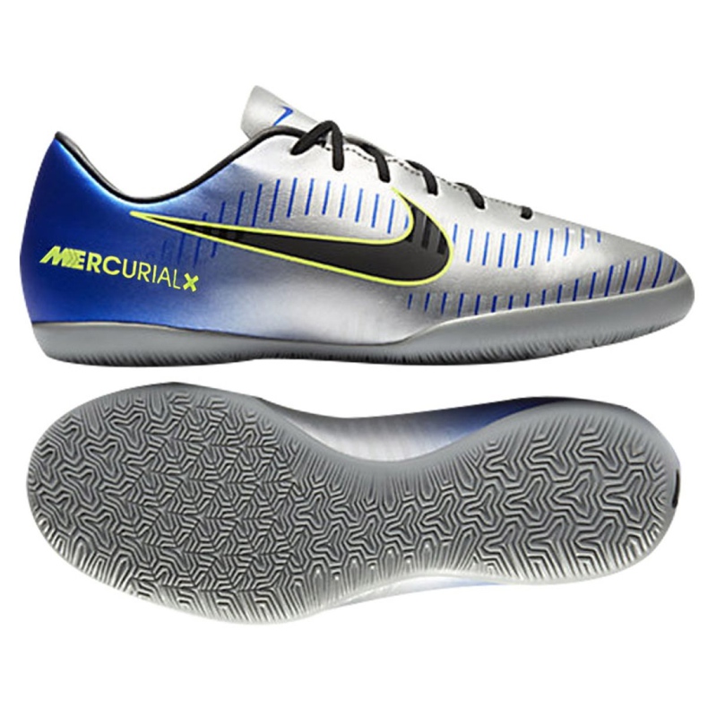 Chaussures d'intérieur Nike MercurialX Victory Vi Neymar Ic Jr 921493-407 multicolore bleu