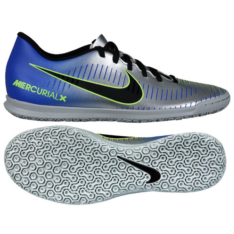 Chaussure d'intérieur Nike MercurialX Vortex Iii gris