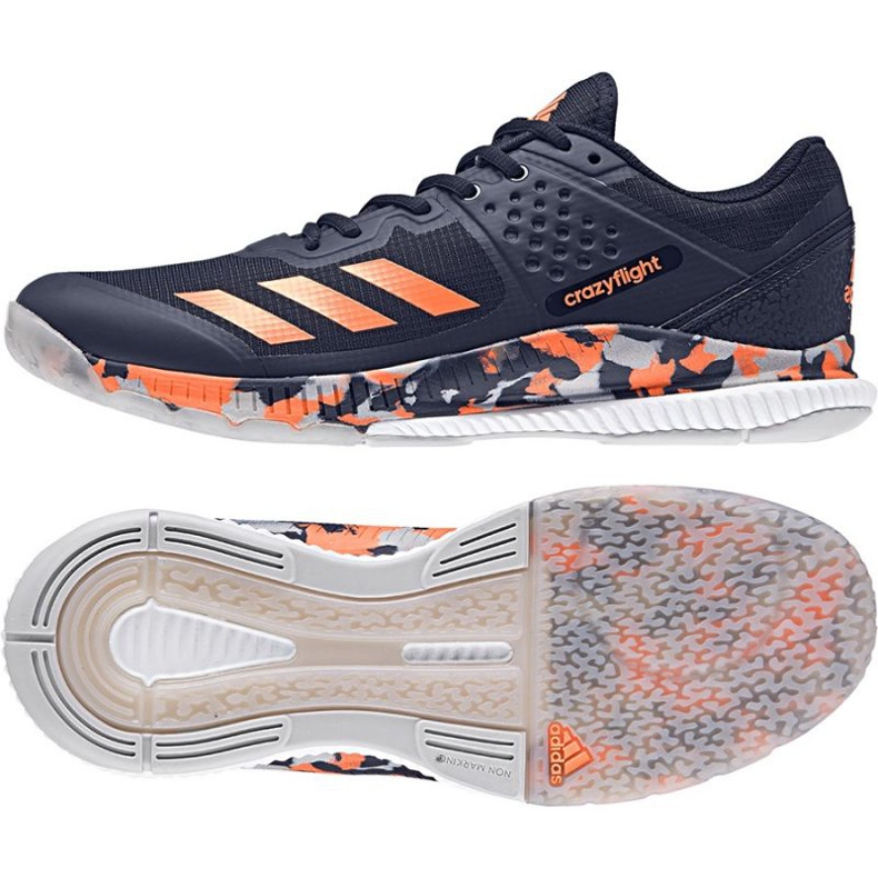 Adidas Crazyflight Bounce M BB6118 chaussures de volley-ball bleu marin
