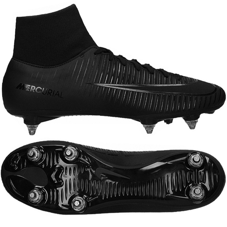 Chaussures de football Nike Mercurial Victory Vi Df Sg 903610-001 le noir le noir
