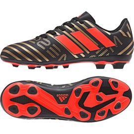 Adidas Nemeziz Messi 17.4 Fg Jr CP9210 chaussures de football multicolore le noir