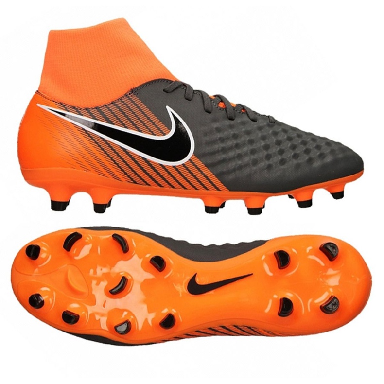 Chaussures de football Nike Obra Ii Academy Df Fg M AH7303-080 le noir multicolore
