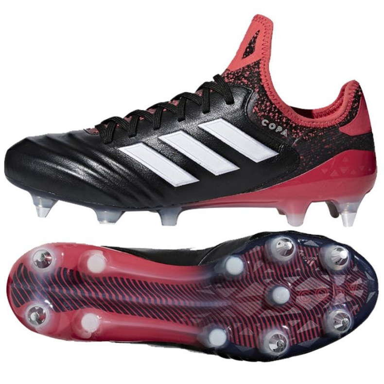 Les chaussures de football adidas Copa 18.1 Sg M. le noir