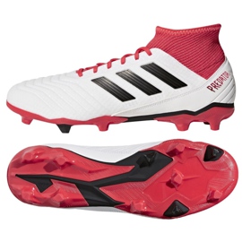 Adidas Predator 18.3 Fg M CM7667 chaussures de football blanc blanc