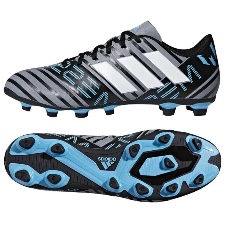 Adidas Nemeziz Messi 17.4 FxG M CP9047 chaussures de football le noir le noir