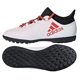 Chaussures de foot Adidas X Tango 17.3 Tf Jr CP9025 blanc blanc