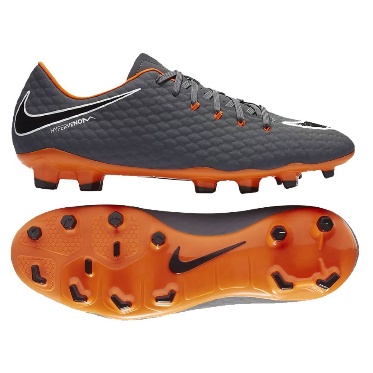 Chaussures de football Nike Hypervenom Phantom 3 Academy Fg M AH7271 081 gris gris