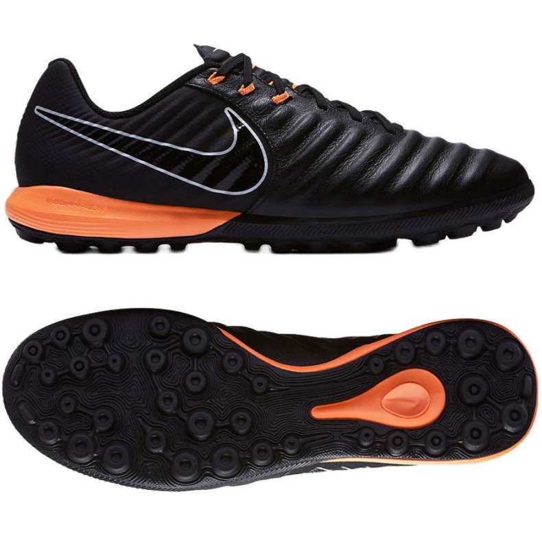 Chaussure de football Nike Tiempo Lunar LegendX le noir