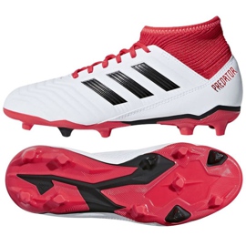 Chaussures de football Adidas Predator 18.3 Fg CP9011 multicolore blanc