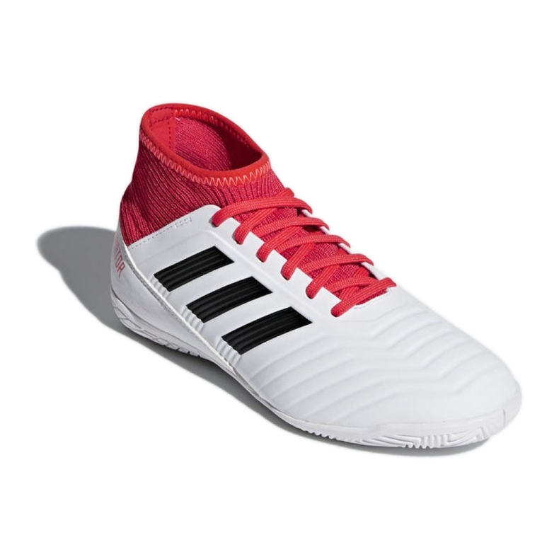Chaussures d'intérieur adidas Predator Tango 18.3 In Jr CP9073 multicolore blanche