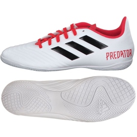 Chaussures d'intérieur Adidas Predator Tango blanc