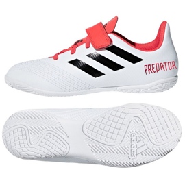 Chaussures d'intérieur adidas Predator Tango 18.4 blanc