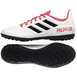 Chaussures de football Adidas Predator Tango 18.4 Tf M CP9932 multicolore blanche