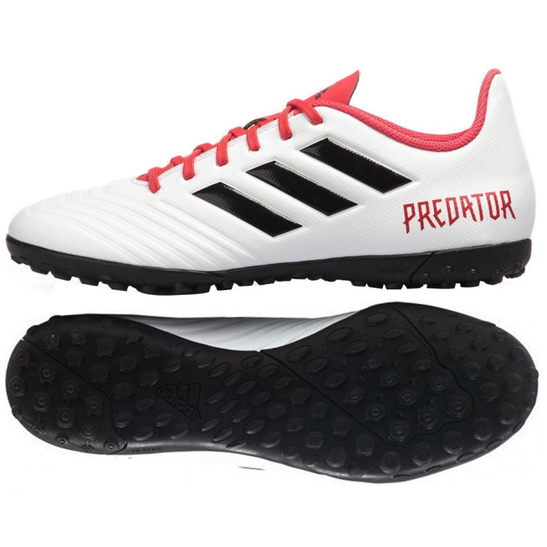 Chaussures de football Adidas Predator Tango 18.4 Tf M CP9932 multicolore blanc