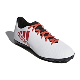 Adidas X Tango 17.4 Tf M CP9147 chaussures de football multicolore blanche