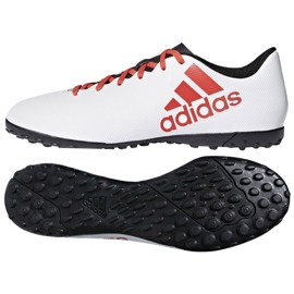 Chaussures de football Adidas X Tango 17.4 Tf Jr CP9044 multicolore blanche Chaussures de football Adidas X Tango 17.4 Tf Jr CP9044 multicolore blanche