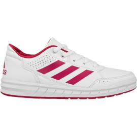 Chaussures Adidas AltaSport K Jr BA9543 blanc rose