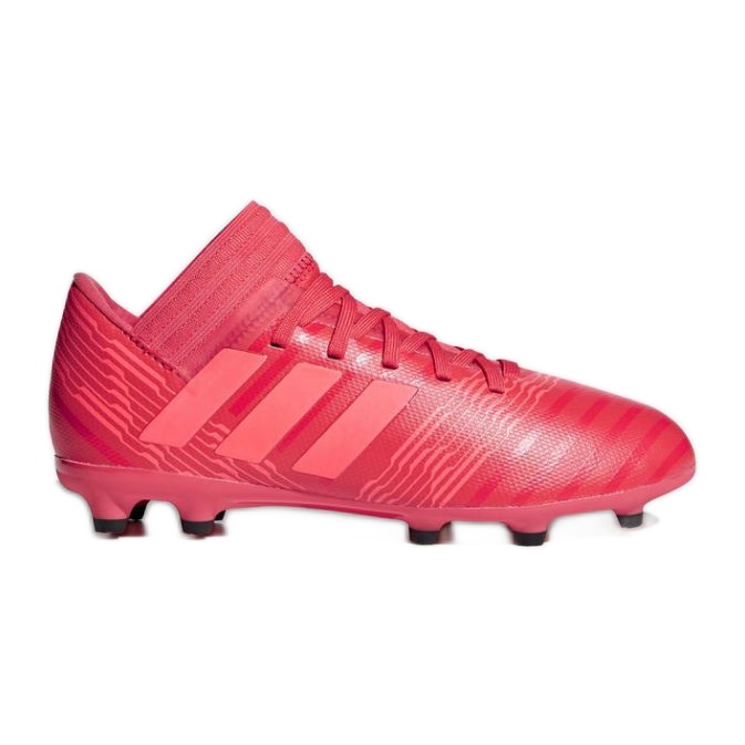 Les chaussures de football adidas Nemeziz 17.3 Fg Jr CP9166 rouge rouge