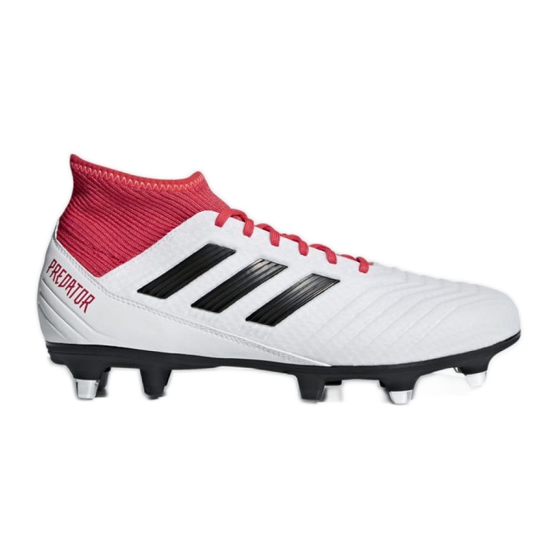 Chaussures de football Adidas Predator 18.3 Sg CP9305 multicolore blanche Chaussures de football Adidas Predator 18.3 Sg CP9305 multicolore blanche