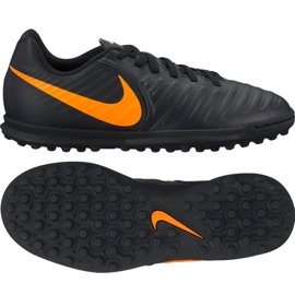 Nike LegendX 7 Club Tf Jr AH7261-080 chaussures de football noir noir