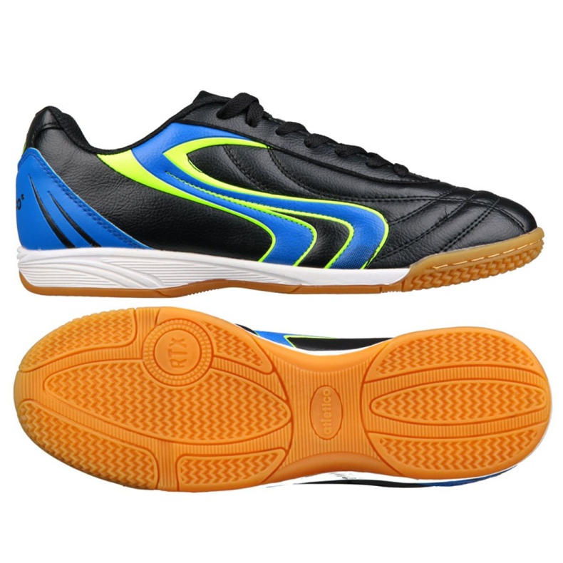 Chaussures de football Atletico In M 7336-1245 le noir le noir Chaussures de football Atletico In M 7336-1245 le noir le noir