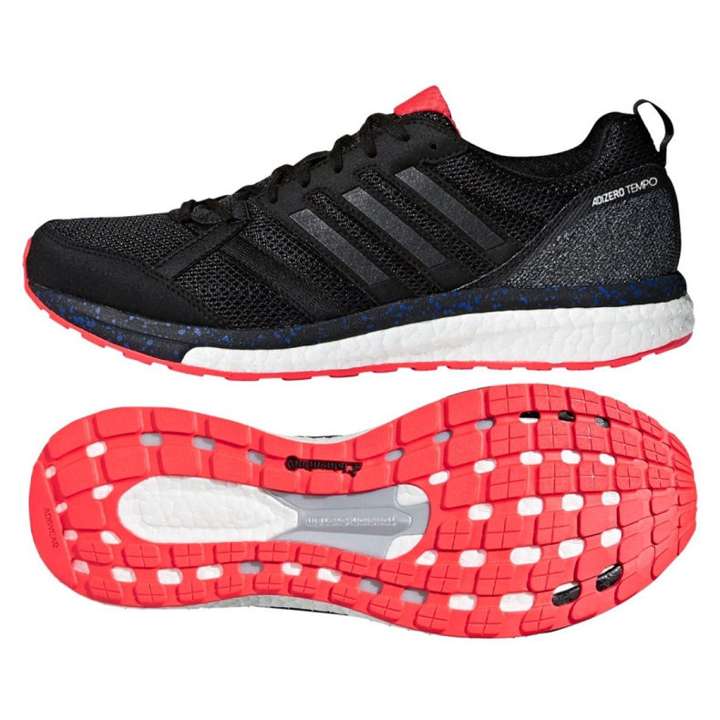 Chaussures de running adidas Adizero Tempo 9 Akt M CP9367 le noir Chaussures de running adidas Adizero Tempo 9 Akt M CP9367 le noir