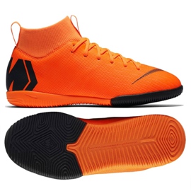 Chaussures d'intérieur Nike Mercurial SuperflyX 6 Academy Gs Ic Jr AH7343-810 orange orange