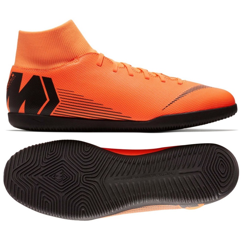 Nike Mercurial Superfly 6 Club Ic M AH7371-810 chaussures de football orange orange