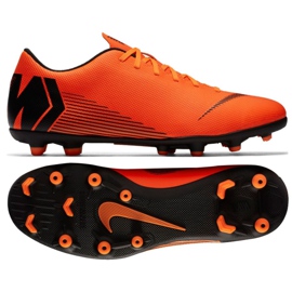 Nike Mercurial Vapor 12 Club M AH7378-810 chaussures de football multicolore rouge Nike Mercurial Vapor 12 Club M AH7378-810 chaussures de football multicolore rouge