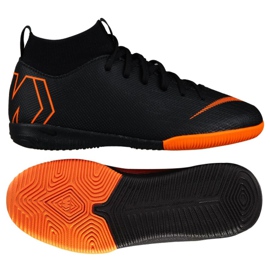 Chaussures d'intérieur Nike Mercurial SuperflyX 6 Academy Gs Ic Jr AH7343-081 orange le noir
