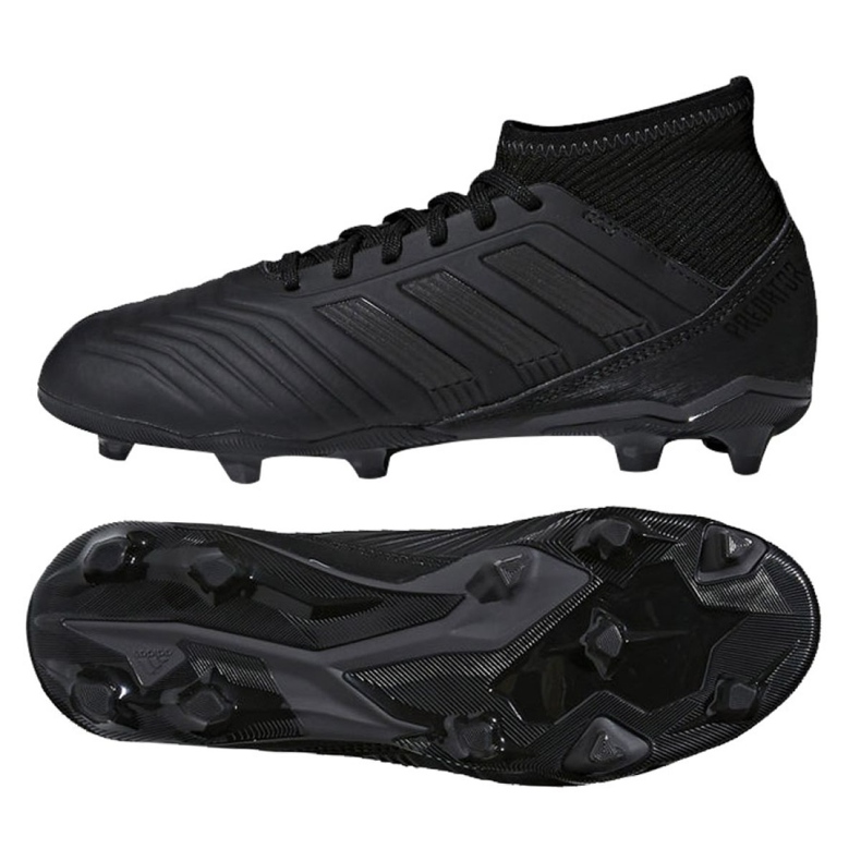 Chaussures de football Adidas Predator 18.3 Fg CP9055 le noir le noir Chaussures de football Adidas Predator 18.3 Fg CP9055 le noir le noir