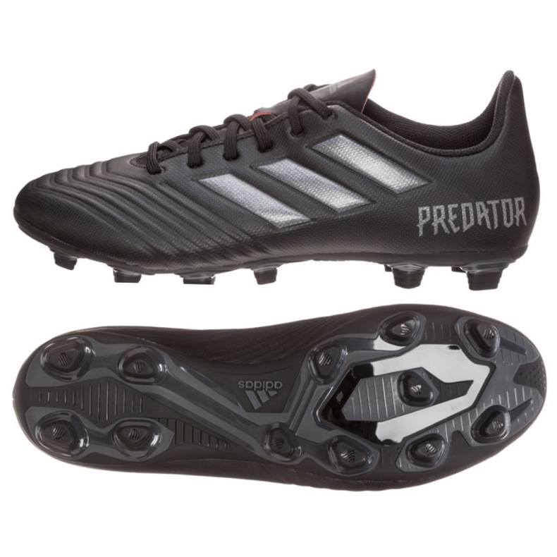 Adidas Predator 18.4 FxG M CP9266 chaussures de football multicolore noir