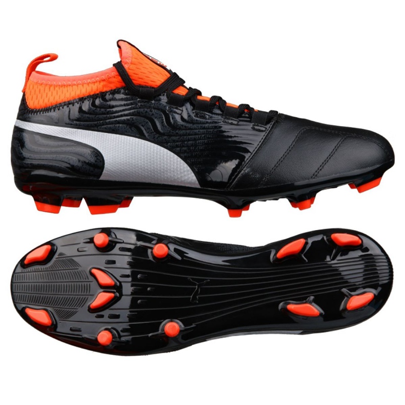 Chaussures de football Puma One 18.3 Fg M 104538 01 multicolore le noir