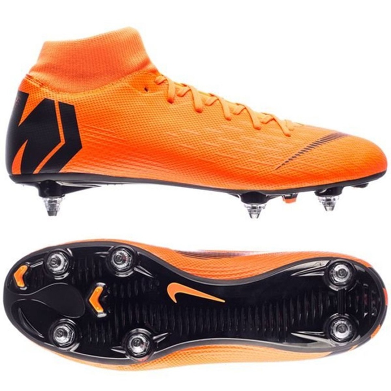 Chaussures de football Nike Mercurial Superfly 6 Academy Sg Pro M AH7364-810 multicolore orange