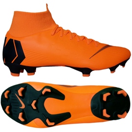 Nike Mercurial Superfly 6 Pro Fg M AH7368-810 chaussures de football orange orange