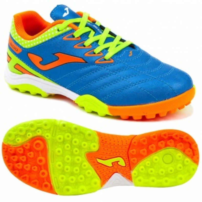 Chaussures de football Joma Toledo Junior TOLJS.804.TF multicolore bleu Chaussures de football Joma Toledo Junior TOLJS.804.TF multicolore bleu