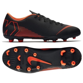 Chaussure de football Nike Mercurial Vapor 12 noir