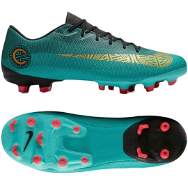 Nike Mercurial Vapor 12 Academy CR7 MG M AJ3721-390 chaussures de football vert