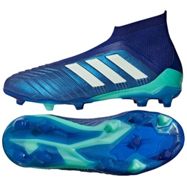 Chaussures de football Adidas Predator 18+ Fg bleu