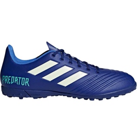 Adidas Predator Tango 18.4 Tf M CP9274 chaussures de football bleu bleu