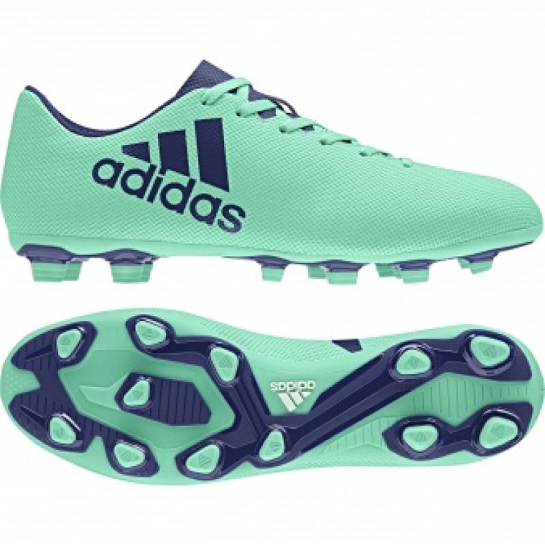 Adidas X 17.4 FxG M CP9197 chaussures de football bleu bleu Adidas X 17.4 FxG M CP9197 chaussures de football bleu bleu