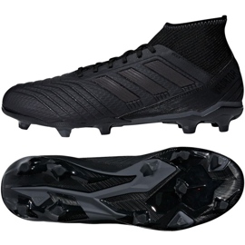 Adidas Predator 18.3 Fg M CP9303 chaussures de football noir noir