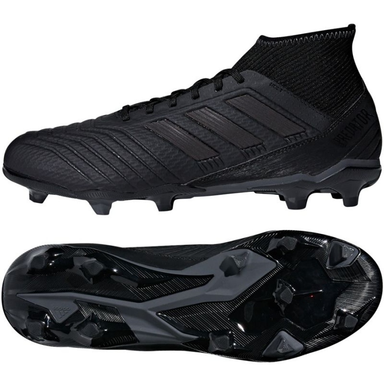 Adidas Predator 18.3 Fg M CP9303 chaussures de football le noir le noir