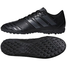 Chaussures de football Adidas Nemeziz Tango 17.4 Tf M CP9061 noir noir