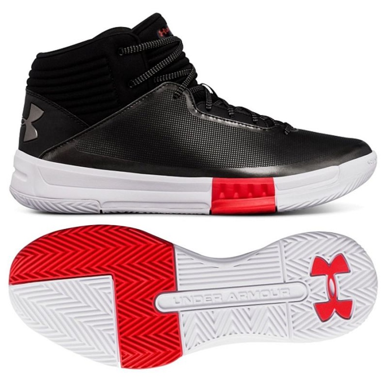 Chaussures de basket Under Armour Lockdown 2 le noir