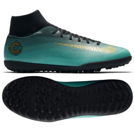 Chaussures de football Nike Mercurialx 6 Club CR7 TF AJ3570-390 bleu bleu