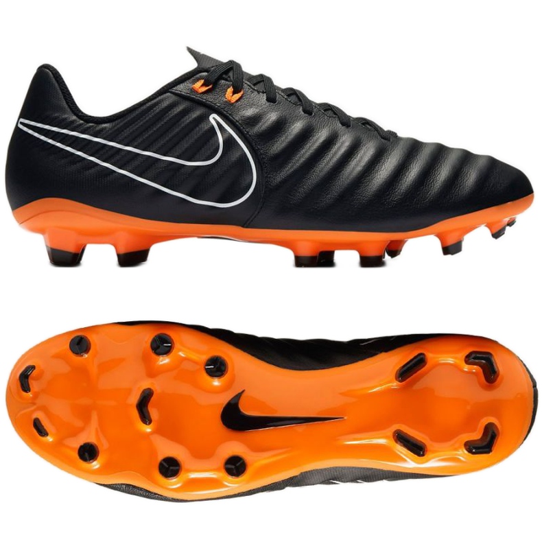 Chaussures de football Nike Tiempo Legend 7 Academy FG M AH7242-080-S le noir