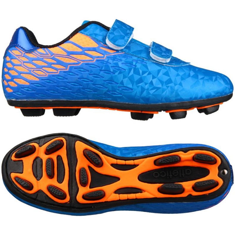 Chaussures de football Atletico Fg Jr 2094-75523 bleu