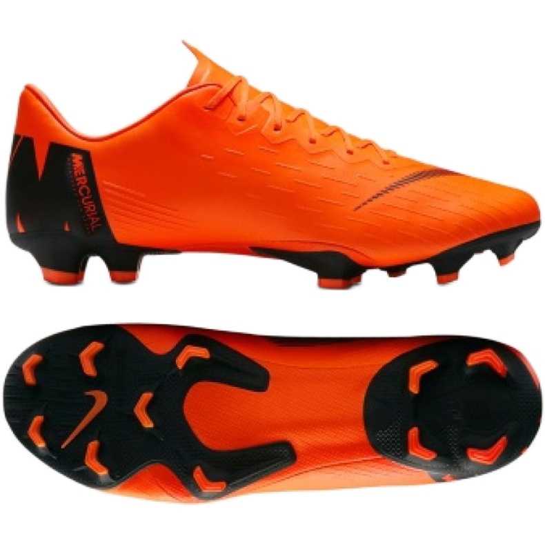 Chaussure de football Nike Mercurial Vapor 12 orange