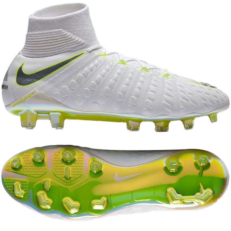Chaussures de football Nike Hypervenom Phantom 3 Elite Dynamic Fit FG M AJ3803-107 blanche Chaussures de football Nike Hypervenom Phantom 3 Elite Dynamic Fit FG M AJ3803-107 blanche
